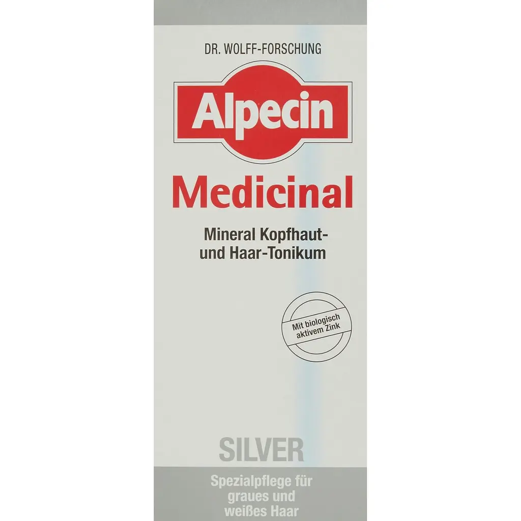 Тонік для шкіри голови Alpecin Medicinal Silver, для нейтралізації жовтизни сивого волосся, 200 мл - фото 3