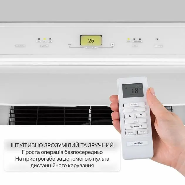 Кондиціонер мобільний Klarstein Iceblock 3-в-1 12 000 BTU (10034924) - фото 4