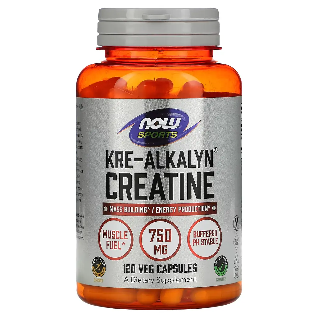 Креатин Now Sports в капсулах Kre-Alkalyn(R) Creatine 750 мг - 120 капсул