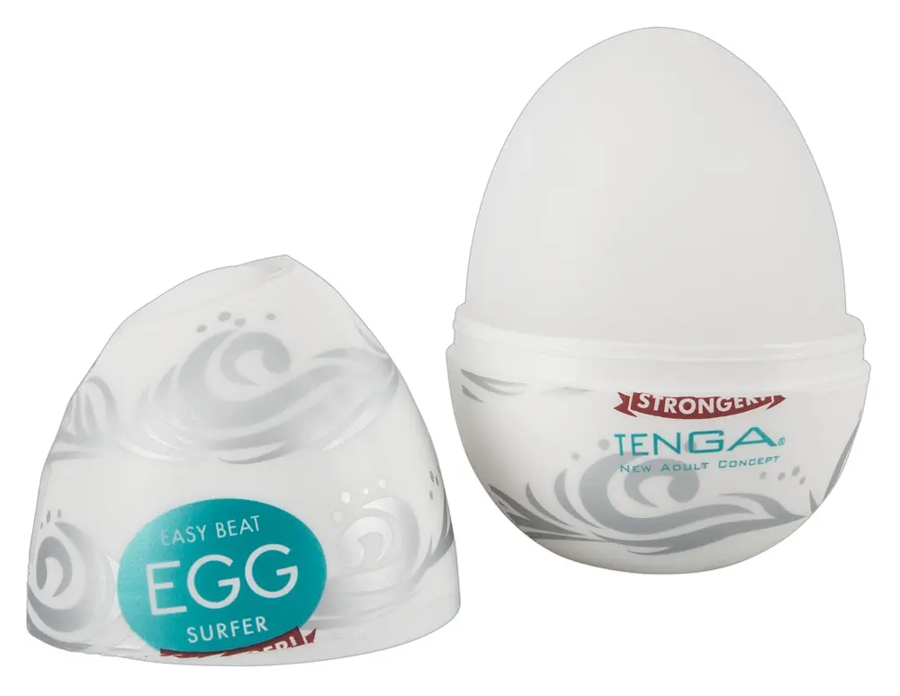 Мастурбатор яйце Tenga Egg Stronger Surfer білий - фото 2