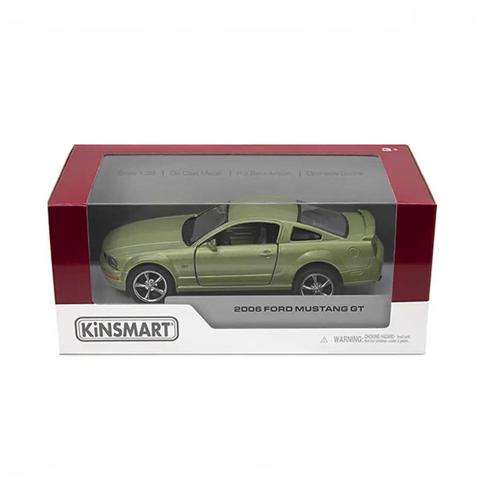 Металлическая инерционная легковая модель Ford Mustang GT 2006 5", открывающиеся двери (В ассортименте) - фото 2