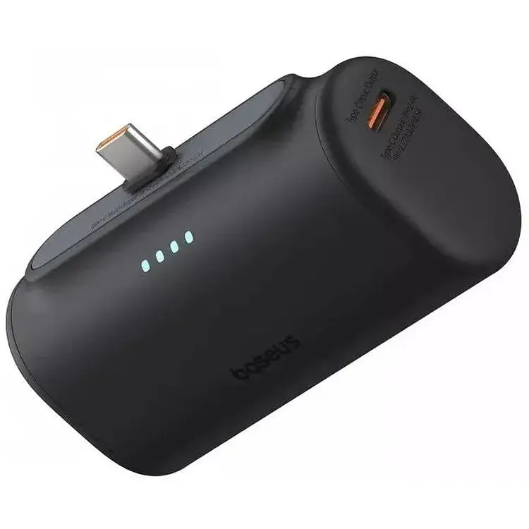 Портативная батарея Baseus Compact Fast Charging Power Bank Type-C Edition 5000 mAh 20W P10068306113-00 Black - фото 2