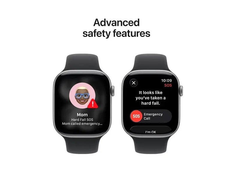 Смарт-годинник Apple Watch Series 11 GPS + Cellular 42mm Space Grey Alu. Case w. Black S. Band - S/M (MF8A4) - фото 4