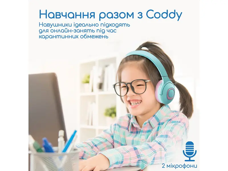 Навушники Promate Coddy Bubblegum (coddy.bubblegum) - фото 2