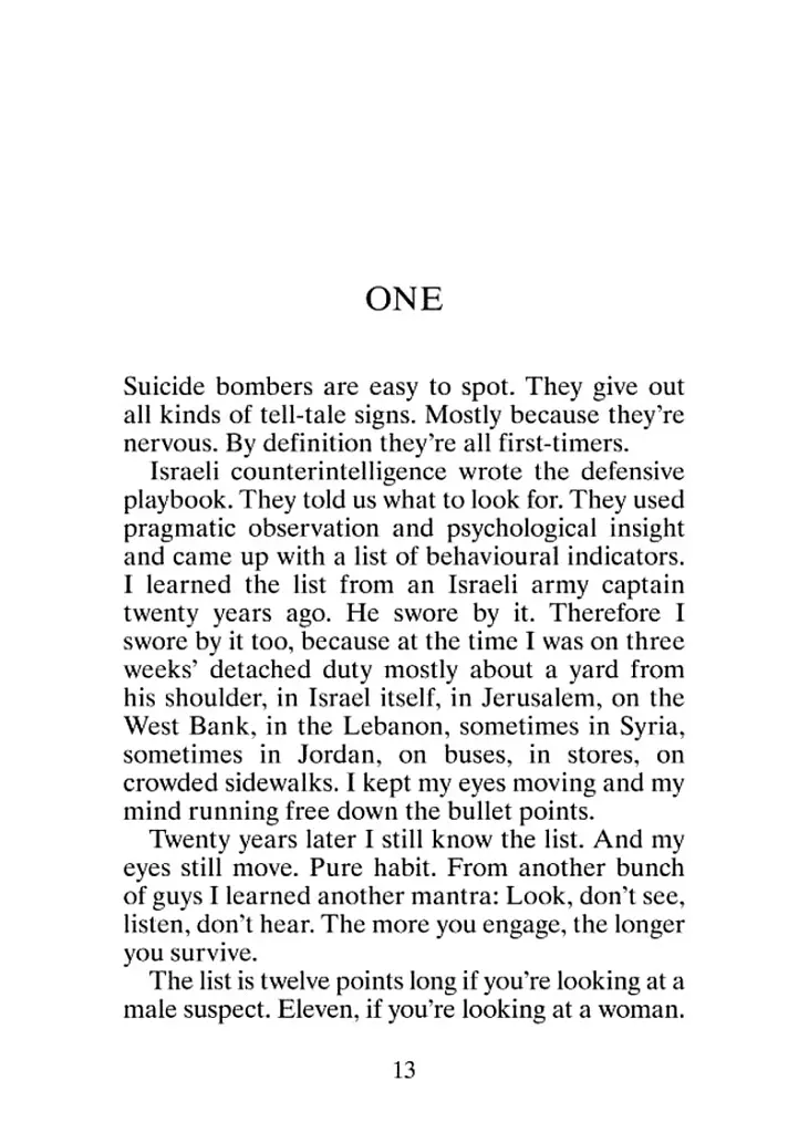 Gone Tomorrow. Jack Reacher. Book 13 - фото 2
