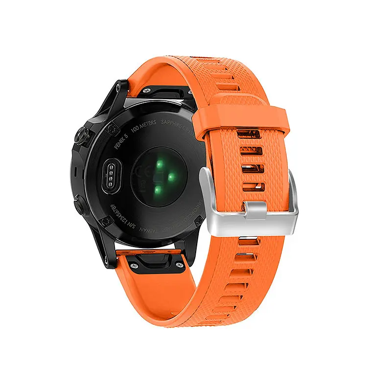 Ремінець ArmorStandart Silicone Line для Garmin 22mm Orange (ARM88489) - фото 4