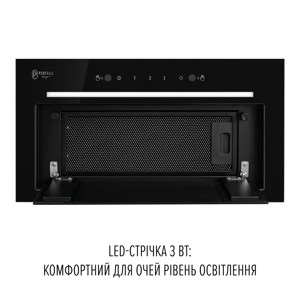 Витяжка повновбудована PERFELLI DESIGN FILINI 5 NW NERO SILENZIO - фото 3