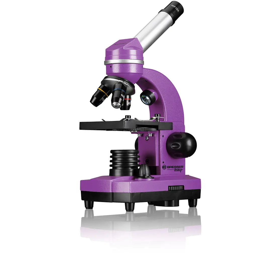 Мікроскоп Bresser Junior Biolux SEL 40x-1600x Purple з адаптером для смартфона (8855600TJ5000) - фото 4