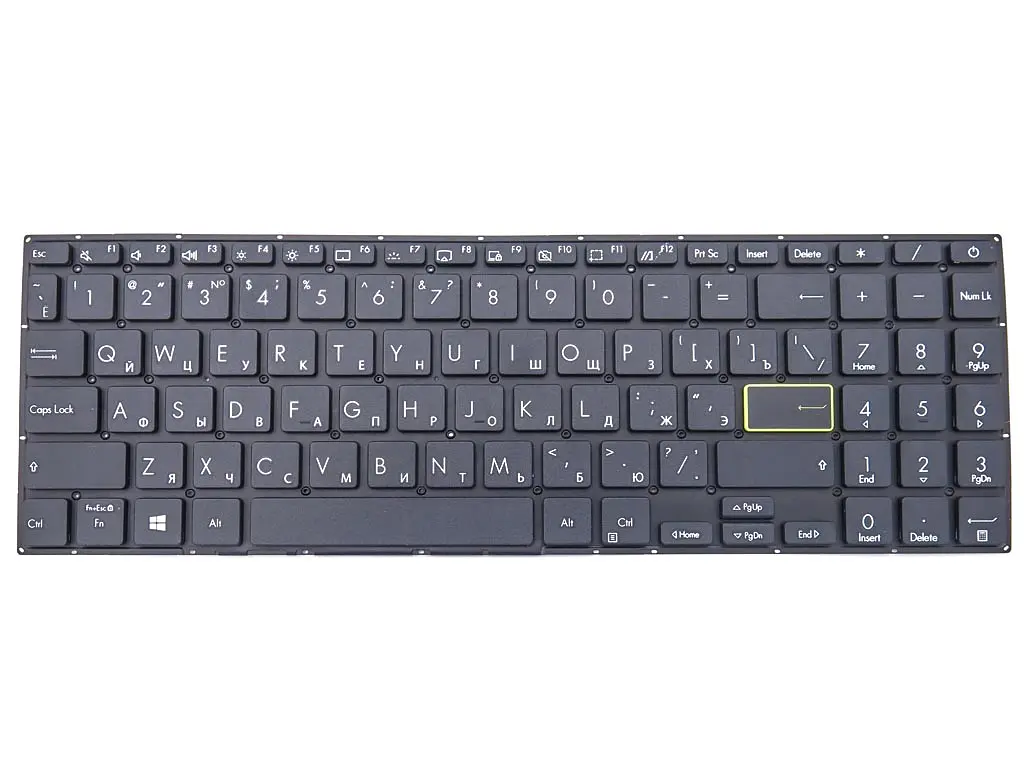 Клавіатура для ASUS X521, X521EA, X521EQ, X521FA, X521FL, X521JQ, X521UA, S533, S533E, S533F (UA Black). Оригінал - фото 3