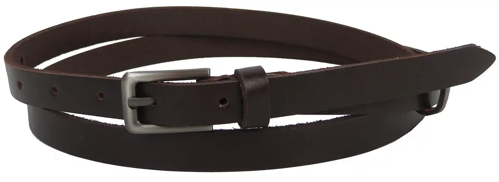 Ремінь жіночий Skipper 1.5 см шкіра Коричневий - фото 3