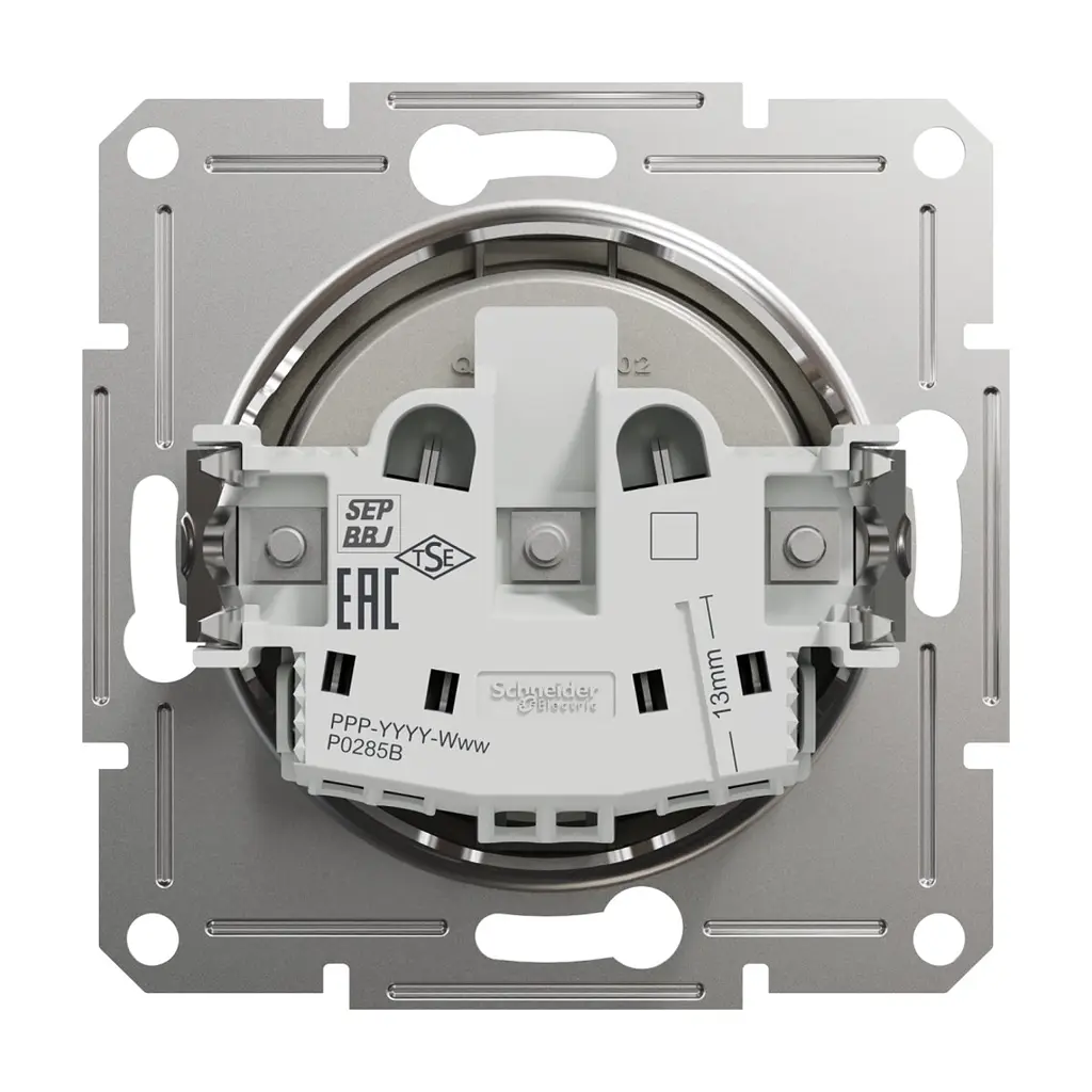 Розетка Schneider Electric ASFORA без заземлення бронза (EPH3000169) - фото 8