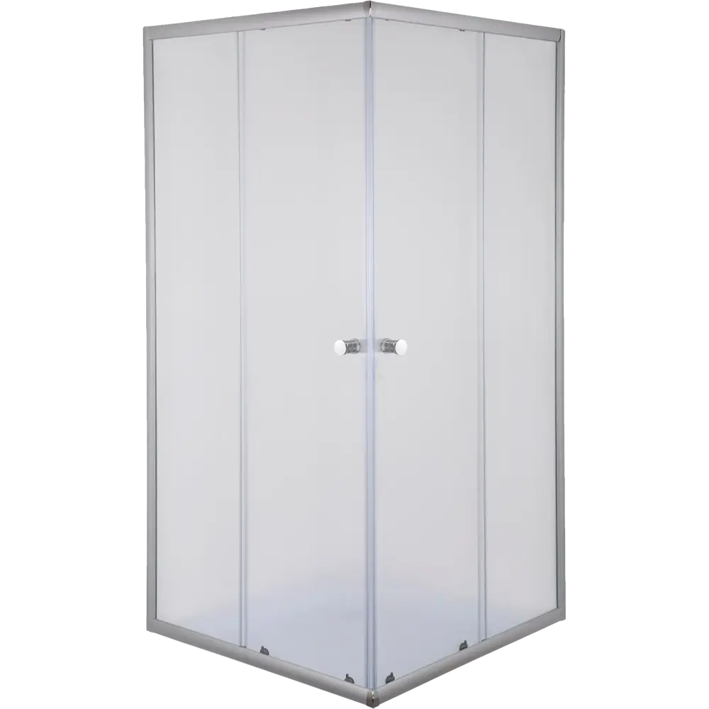 Душова кабіна з низьким піддоном Mixxus Cubic SCT01-90x90x195-FB хром матове скло 4 мм MI6903, Універсальна, матовий, хром - фото 2