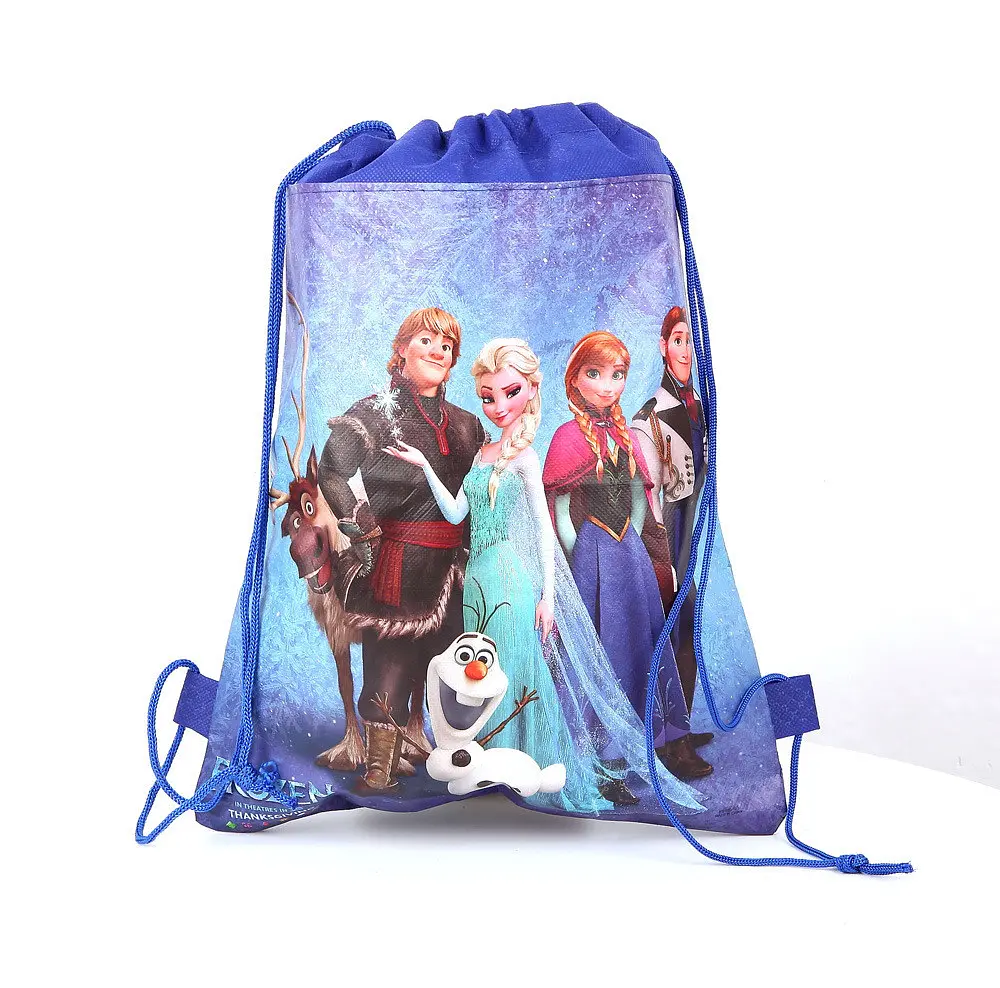 Сумка-рюкзак для взуття Frozen (Фрозен) двосторонній принт, на шнурках – дитячий мішок для школи та спорту - фото 2