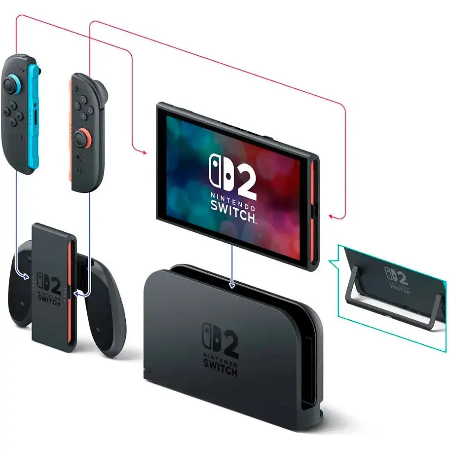 Портативна ігрова консоль Nintendo Switch 2 Black (00045496885816) [136130] - фото 7