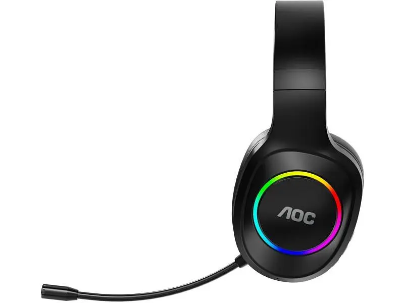 Навушники з мікрофоном AOC ACG2502BK RGB Black - фото 2