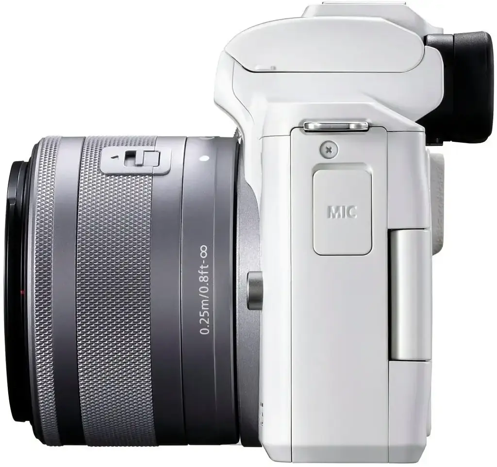 Фотоаппарат Canon EOS M50 Mark II kit (15-45mm) IS STM White (4729C005) - фото 5