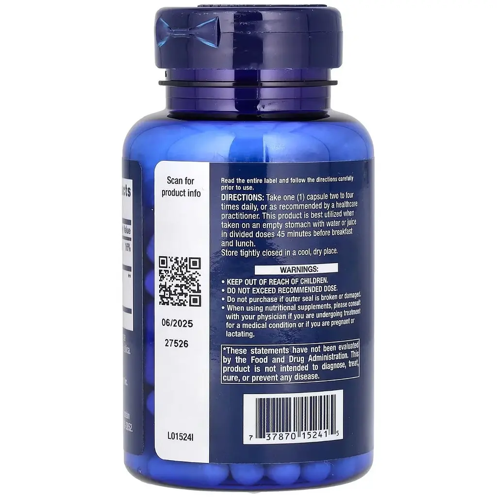 Ацетил L-карнітин Life Extension 500 мг 100 вегетаріанських капсул - фото 3