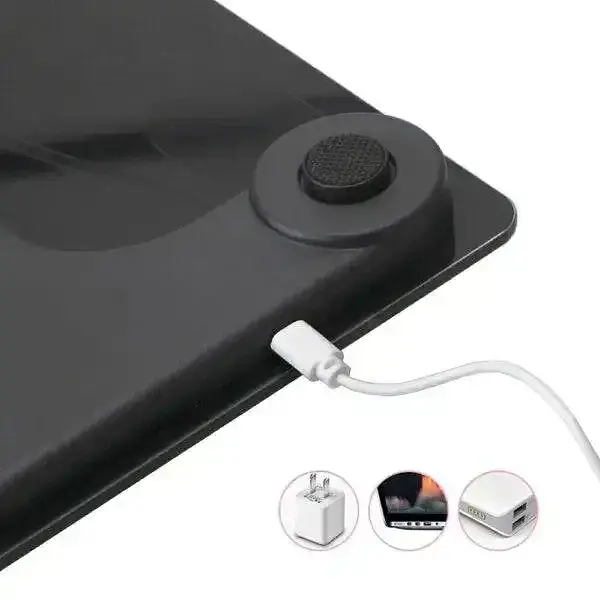 Підлогова електронна Bluetooth смарт ваги до 180кг з додатком на телефон 26x26см розумні скляні фітнес ваги Domotec ACS 2017A - фото 4