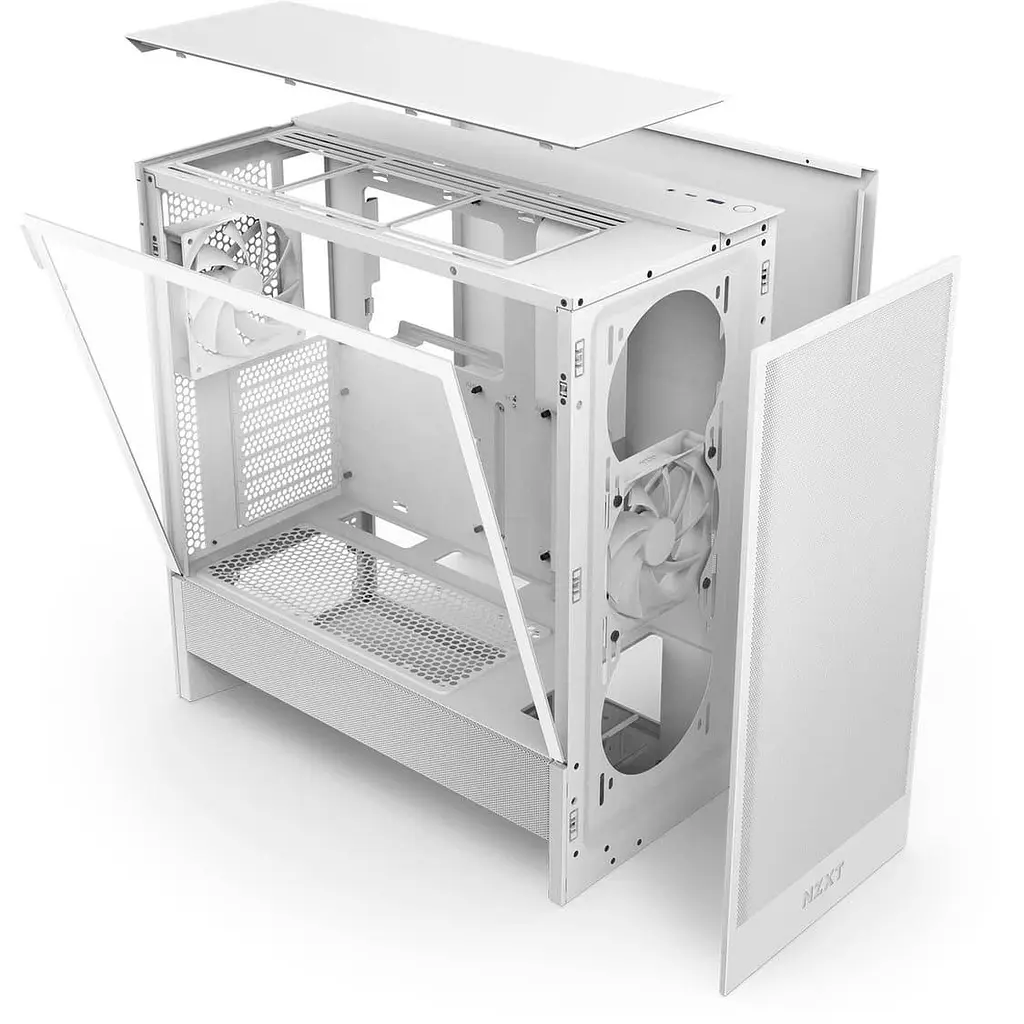 Корпус NZXT H5 Flow без БП White (CC-H52FW-01) - фото 9