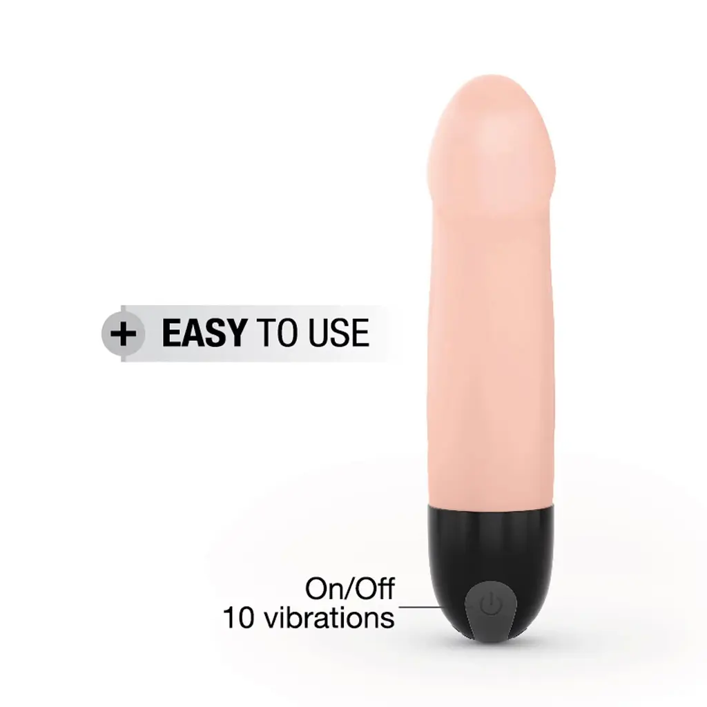 Вібратор Dorcel Real Vibration S Flesh 2.0, діаметр 3,7см, перезаряджається, для точки G - фото 3