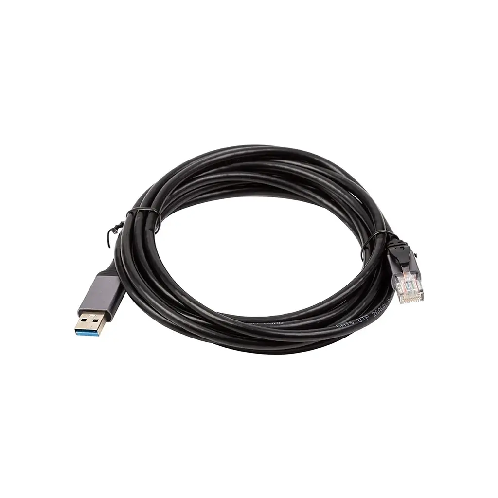 Дата кабель USB AM to RJ45 Ethernet 3.0m CAT6 UTP PowerPlant (CA914999) - фото 3