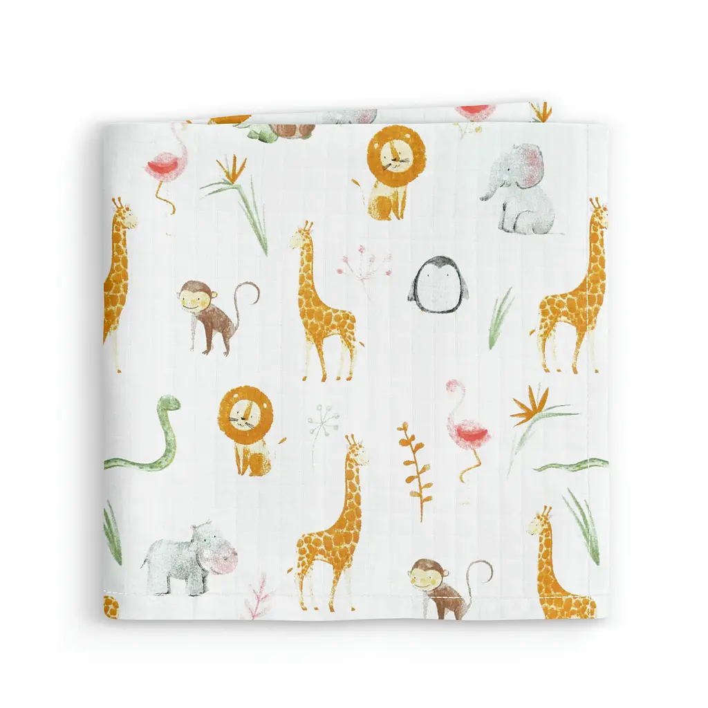 Муслінові пелюшки 110x150 AFRICA ZOO COSAS (4822052435090)