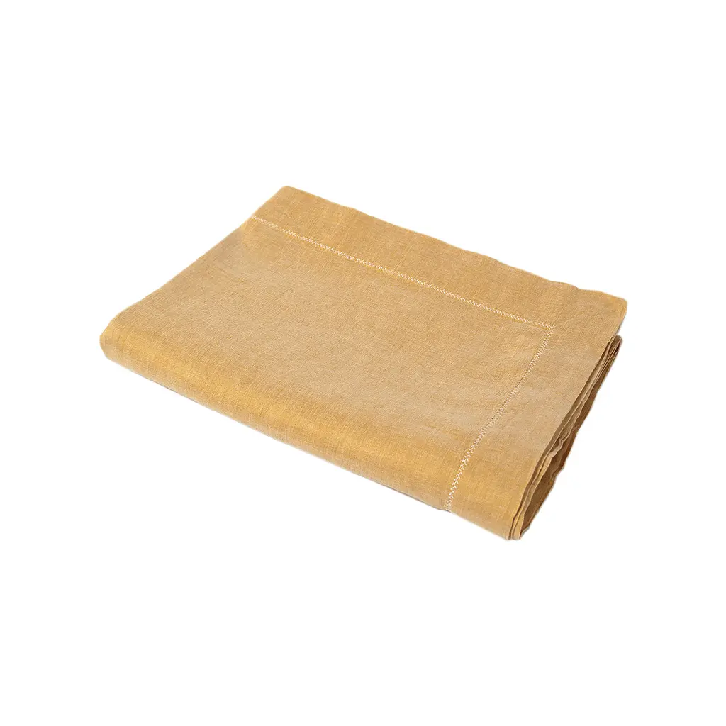 Скатерть со льна Lotus Home - Benna mango 170x250 - фото 6