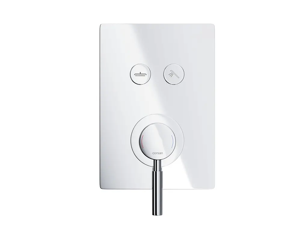 Душова система прихованого монтажу Corsan CMZ068CH хром + BOX 647007, Хром - фото 3