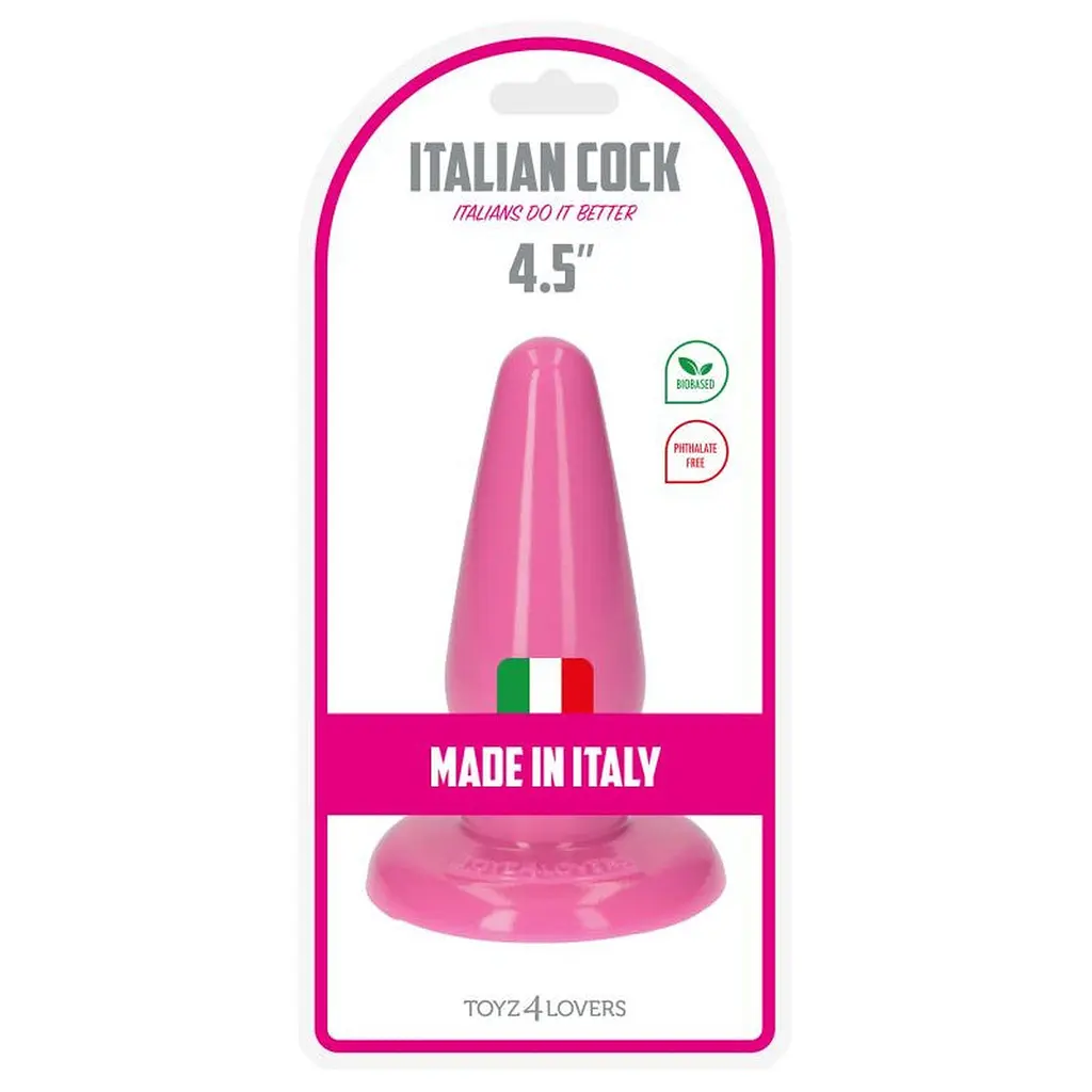 Анальна пробка Toyz4lovers Ivo Pink, 12 см (рожевий) - фото 3