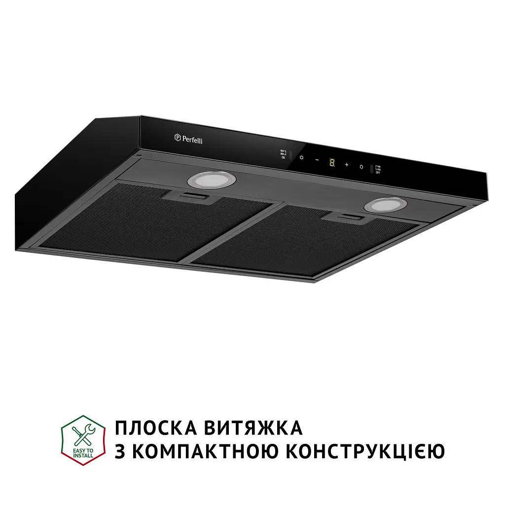 Витяжка плоска PERFELLI RINCI 6CWB NERO - фото 2