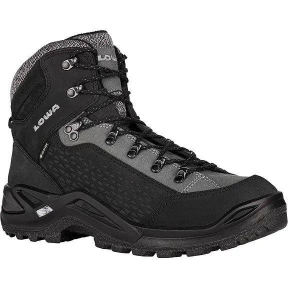Ботинки мужские Lowa Renegade Warm GTX Mid 41 Черный-Серый - фото 2