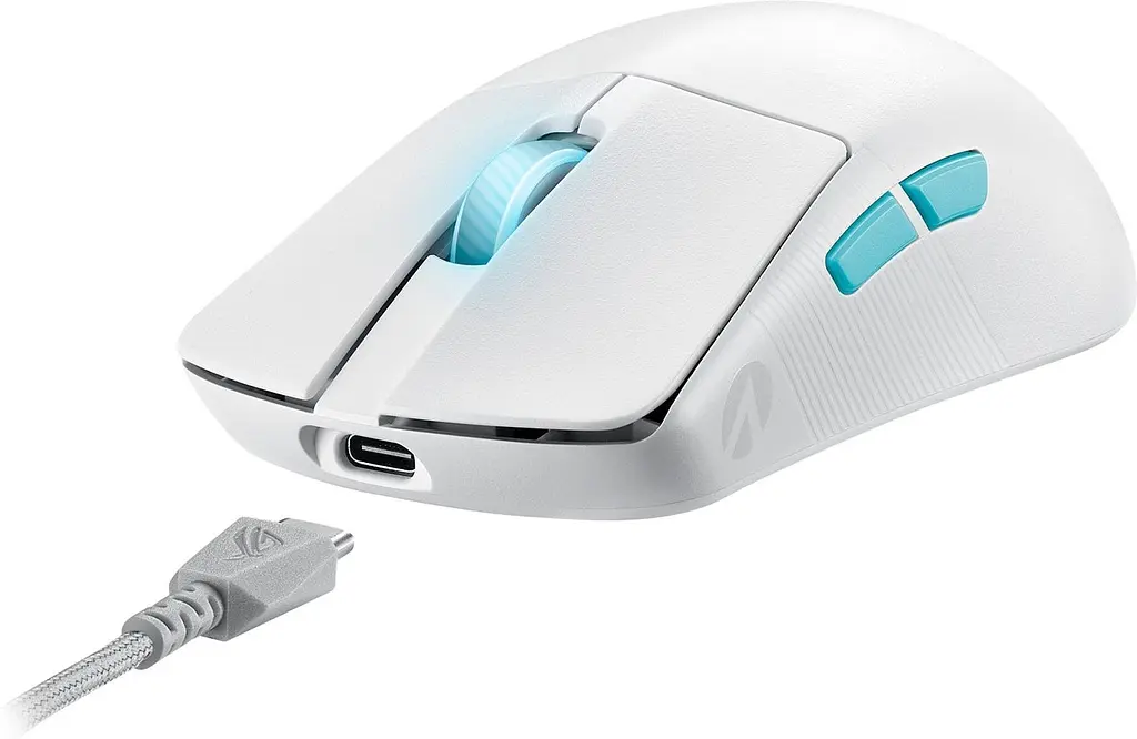 Миша бездротова Asus ROG Harpe Ace Aim Lab Edition Білий (90MP02W0-BMUA10) - фото 4
