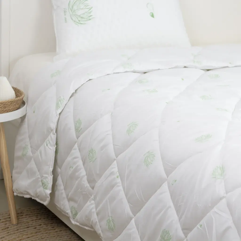 Ковдра ТЕП Dream Aloe Vera мікрофібра 180х210 см білий - фото 3