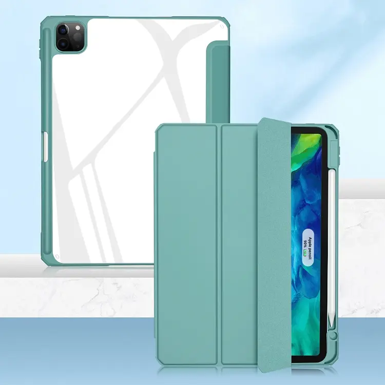 Чохол-книжка Mutural Pinyue Smart Case для Apple iPad Pro 12.9" M1 [2021] Dark Green [74645] - фото 2