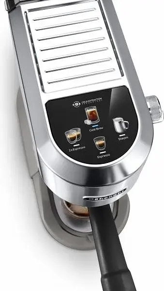 Кофеварка рожковая DELONGHI Dedica Duo EC890.M Silver UA - фото 7