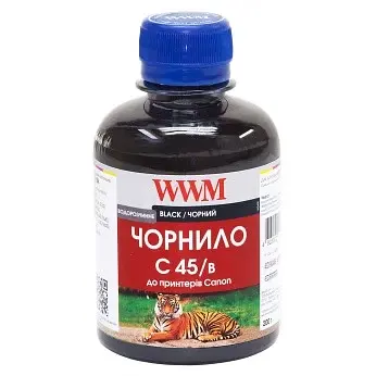 Чернила WWM Canon CL441/ 446/ CLI-451C Black (C45/B) 200ml