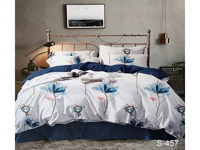Комплект постільної білизни Євро TAG tekstil pbe0027247 - фото 2