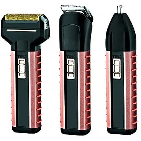 Електробритва-тример 3в1 Gemei GM789 Pro з трьома насадками та USB-зарядкою - фото 2