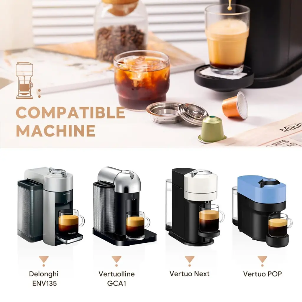 Адаптер капсул Nespresso для кофемашины Vertuo Next, Vertuo POP, VertuoLine, Vertuoline Plus, iCafilas - фото 7