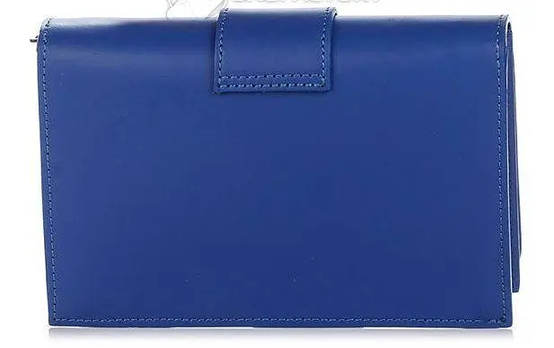 Шкіряний клатч Genuine Leather Синій