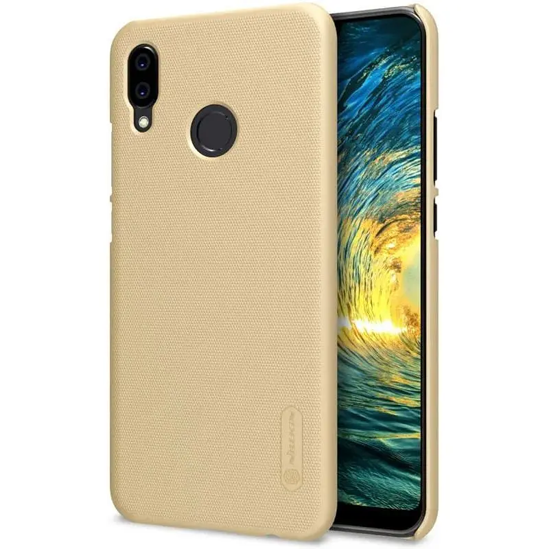 Чехол-накладка Nillkin Super Frosted Shield HuAwei P20 Lite/Nova 3E Gold - фото 7