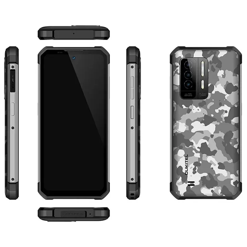 Смартфон Oulitel WP27 68"FHD+ /12 ГБ+256 ГБ/ G99 /8500 мАч /64+16 Мп/ IP69K /NFC CAMO - фото 5