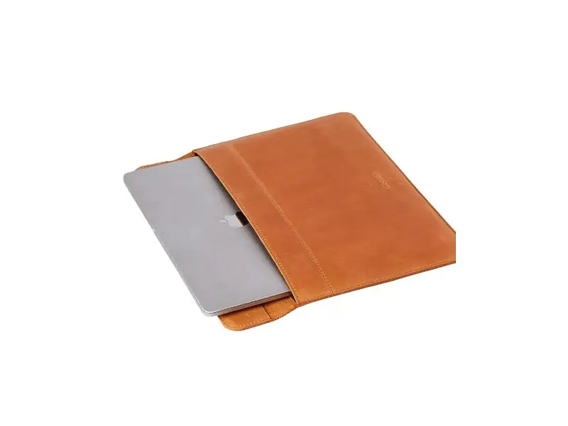 Чохол для ноутбука InCarne Klouz MacBook Pro 14 2021-2025 (вінтажний) коньяк (klouz-cognac-vintage-pro-14) - фото 3