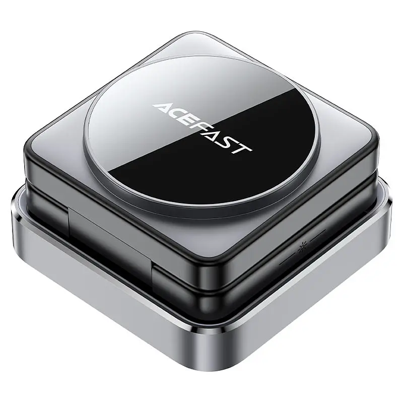 Бездротовий зарядний пристрій ACEFAST E20 desktop 3-in-1 wireless charging holder Black (6974316283478) - фото 4
