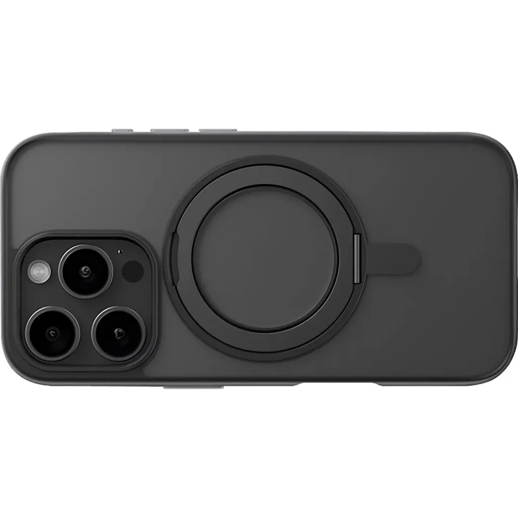 Чехол Blueo Frosted Magnetic Case Rotatable Stand with MagSafe для Apple iPhone 16 Pro Max Black (BL037-I16PMBLK) [127617] - фото 2