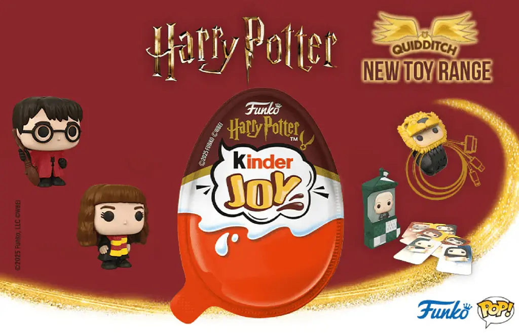 Шоколадні яйця Kinder Joy Funko Harry Potter Quidditch 48шт × 20г - фото 4
