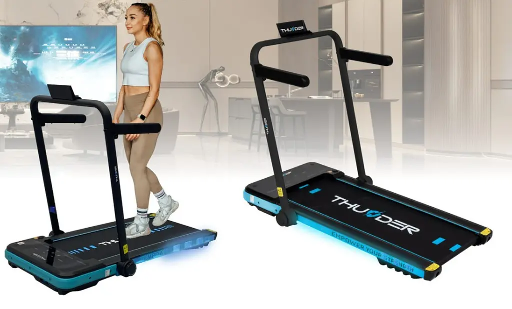 Беговая дорожка THUNDER IMPACT-BLUE - фото 5