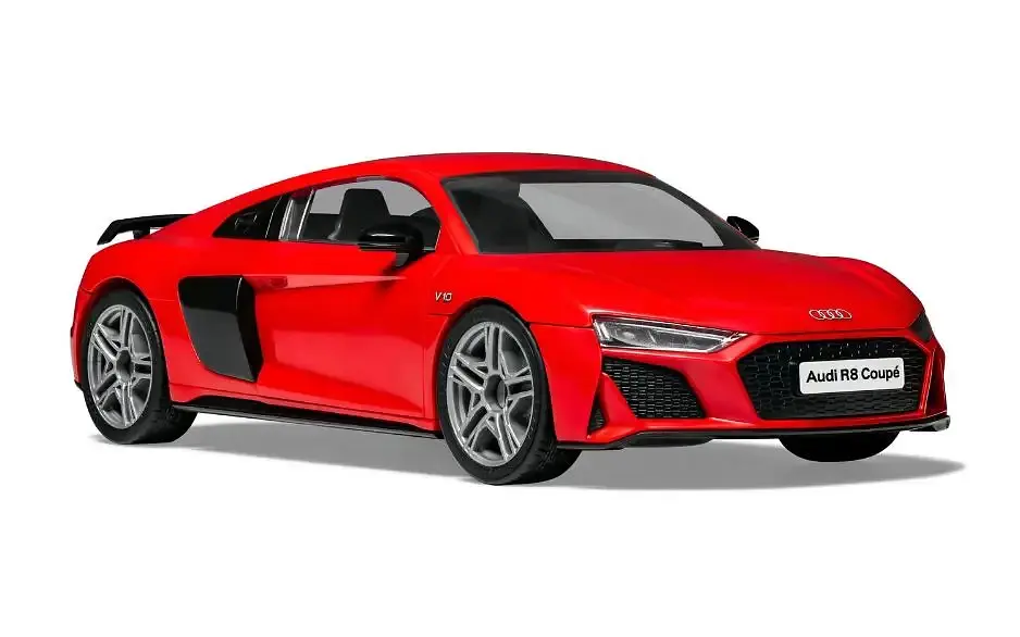 Конструктор Airfix суперкар Audi R8 Coupe QUICKBUILD красный J6049 - фото 5