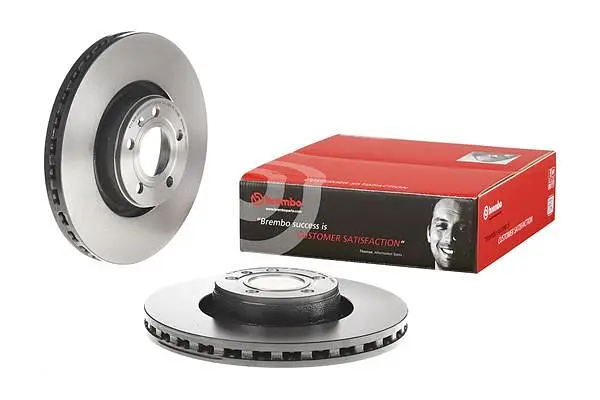 Диск тормозной вентилируемый Audi A8 D3, A6 C6 02-11г Brembo ( 09.C895.11 ) - фото 2