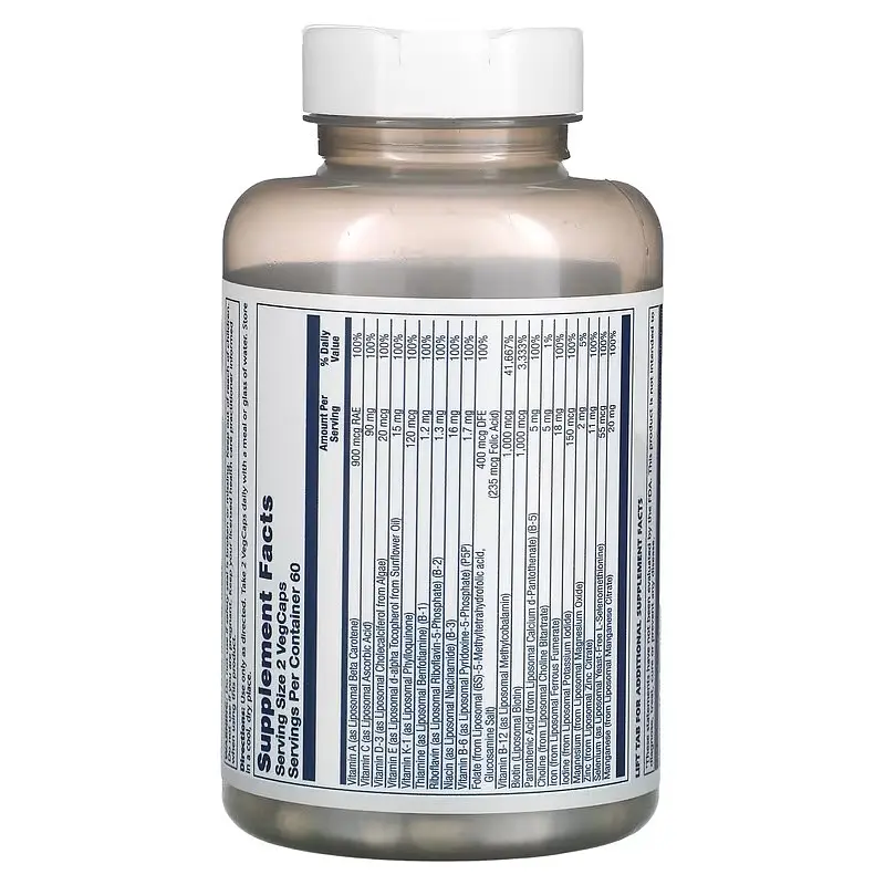 Вітамінно-мінеральні комплекси Women's Liposomal Multivitamin 120 капсул Solaray vit0006197 - фото 2